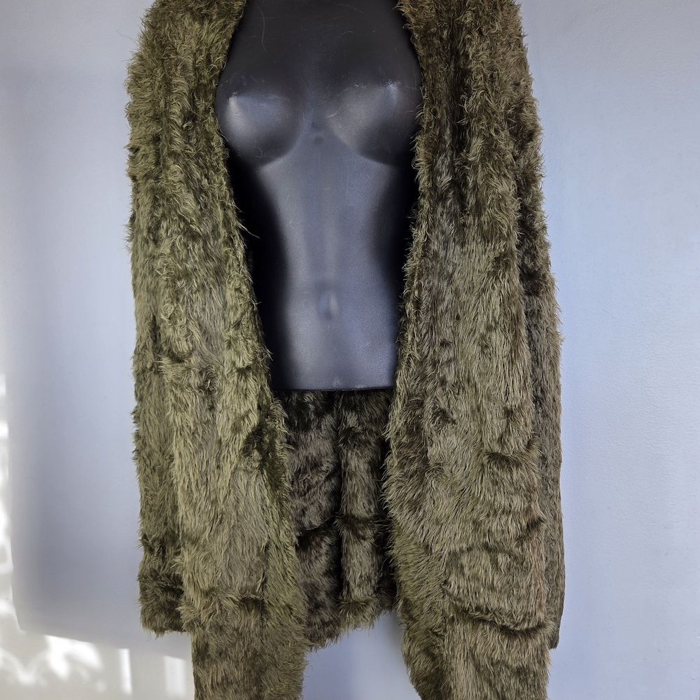 Lord & Taylor Women's Olive Teddy Jacket